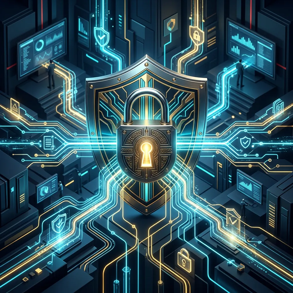 Editorial visual supporting the verification flow