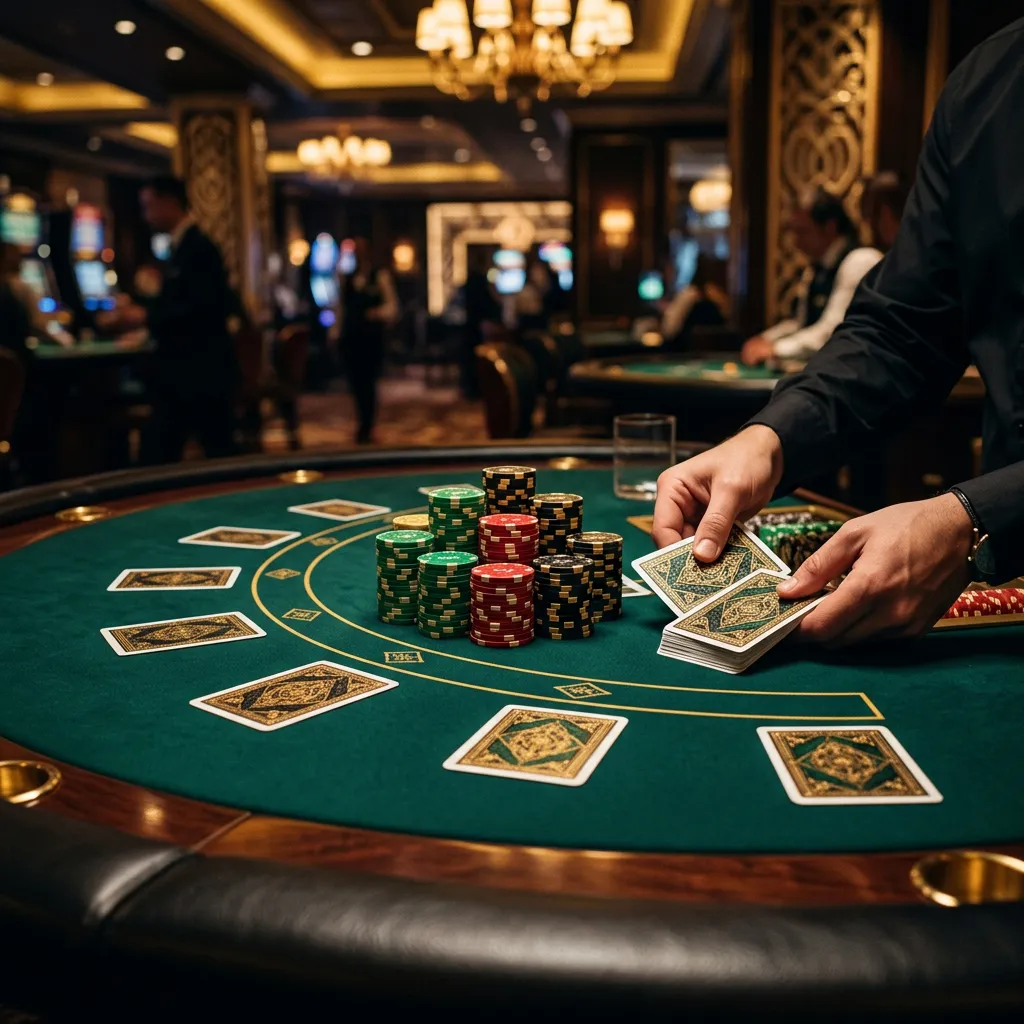 Table artwork for each live dealer card, matching the tables list order