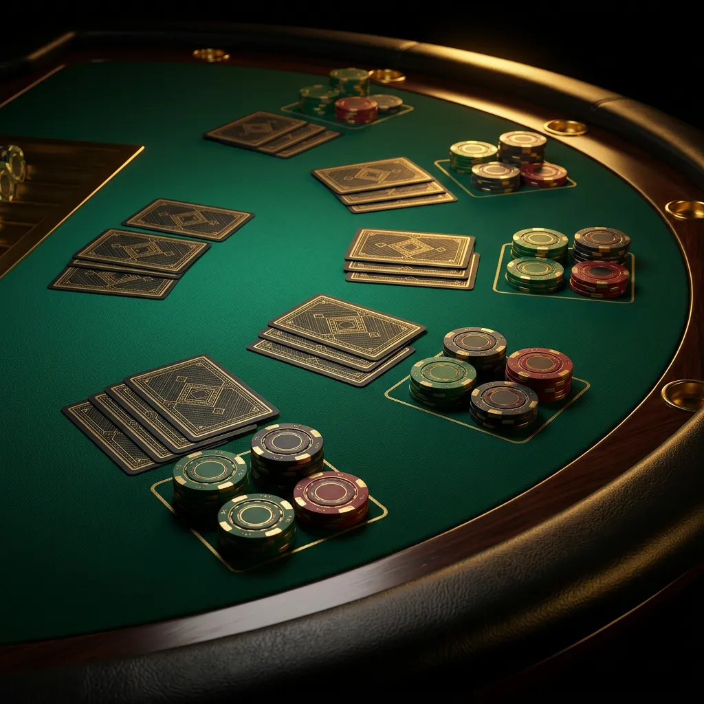 Table artwork for each live dealer card, matching the tables list order